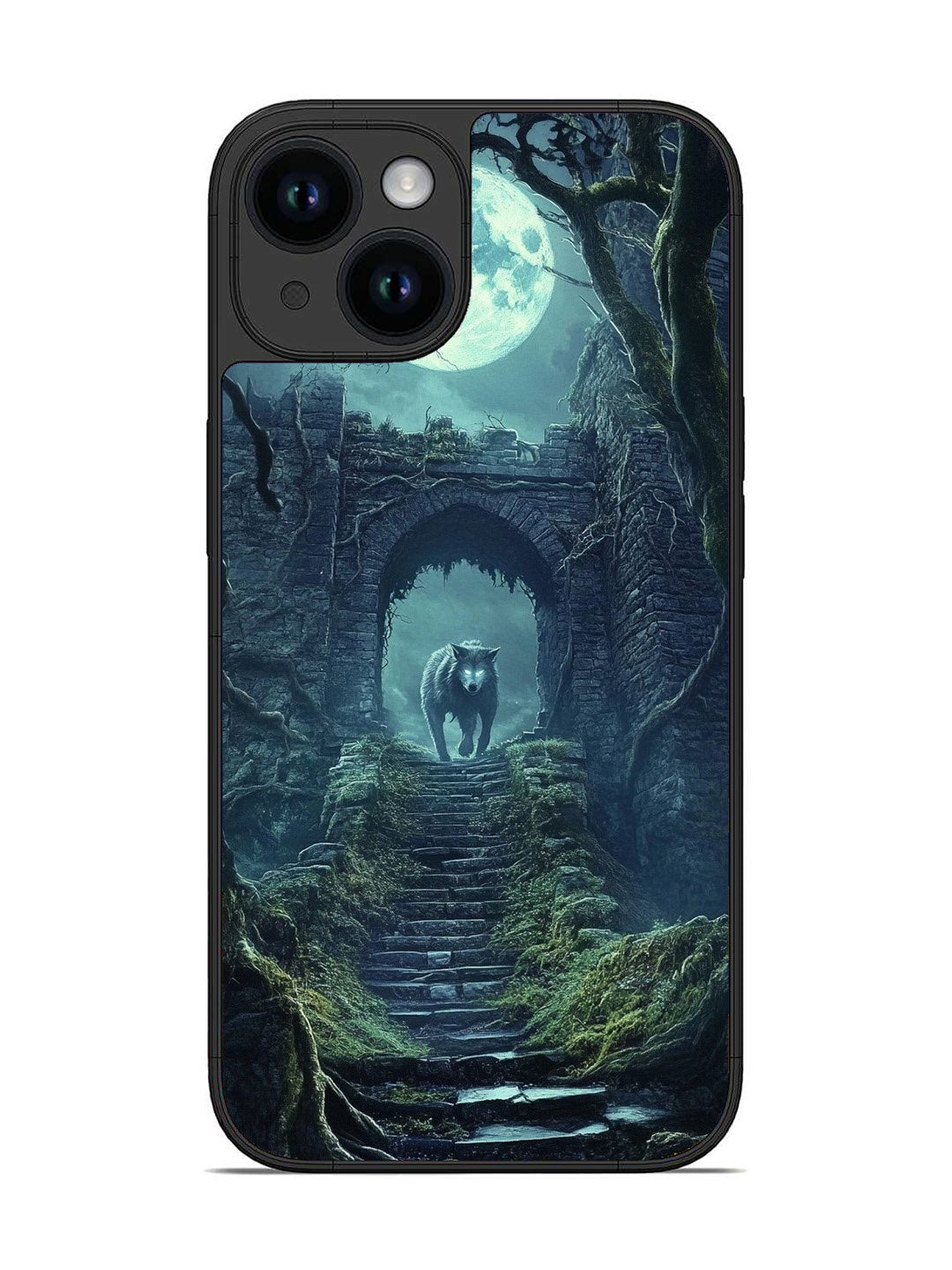 iPhone 15 Moonlit Forest Gateway