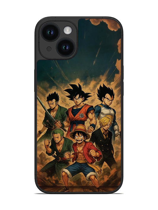 iPhone 15 OnePiece n Dragon Ball Z in one team