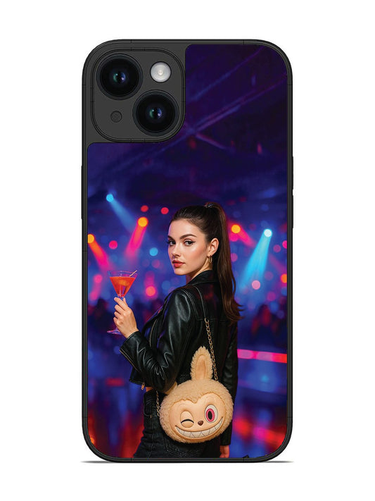 iPhone 14 Girl with Labubu Purs