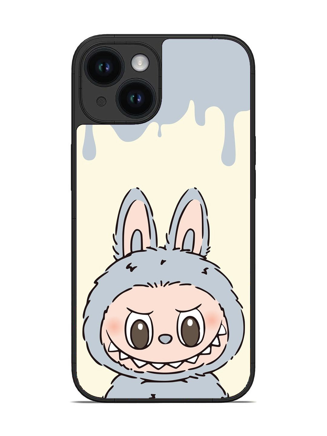 iPhone 15 Labubu Closeup Blue