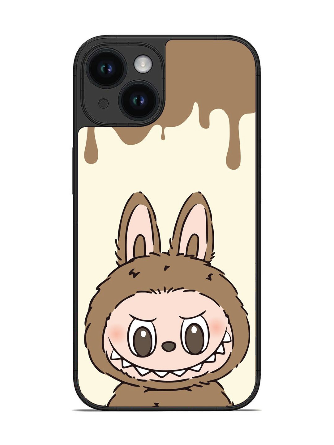 iPhone 15 Labubu Closeup Chocolate