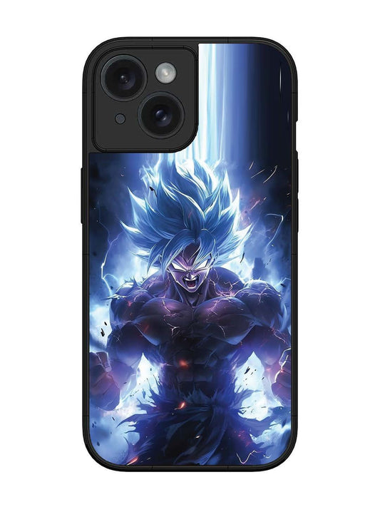 iPhone 14 Super Saiyan Blue and Angry