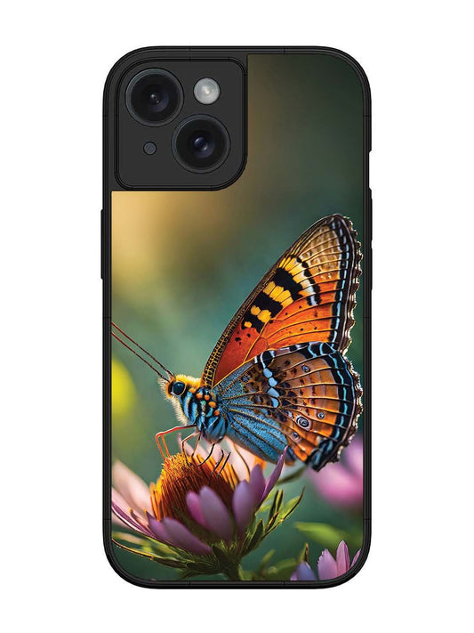 iPhone 15 Golden Hour Monarch Butterfly
