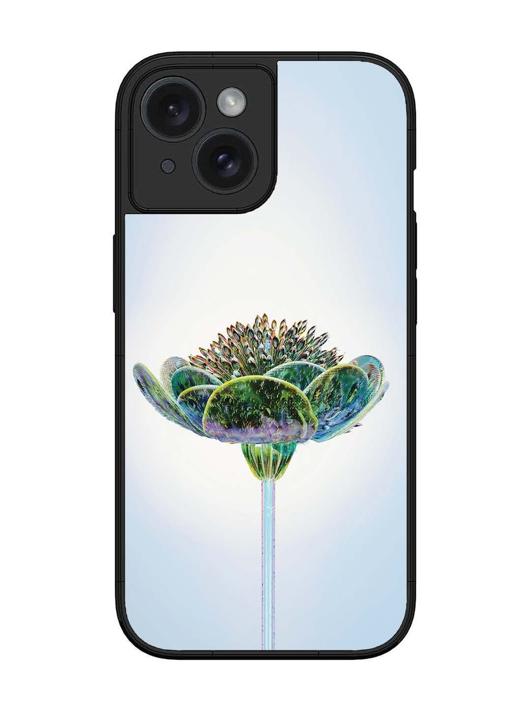 iPhone 14 Liquid Glass Chromatic Flower