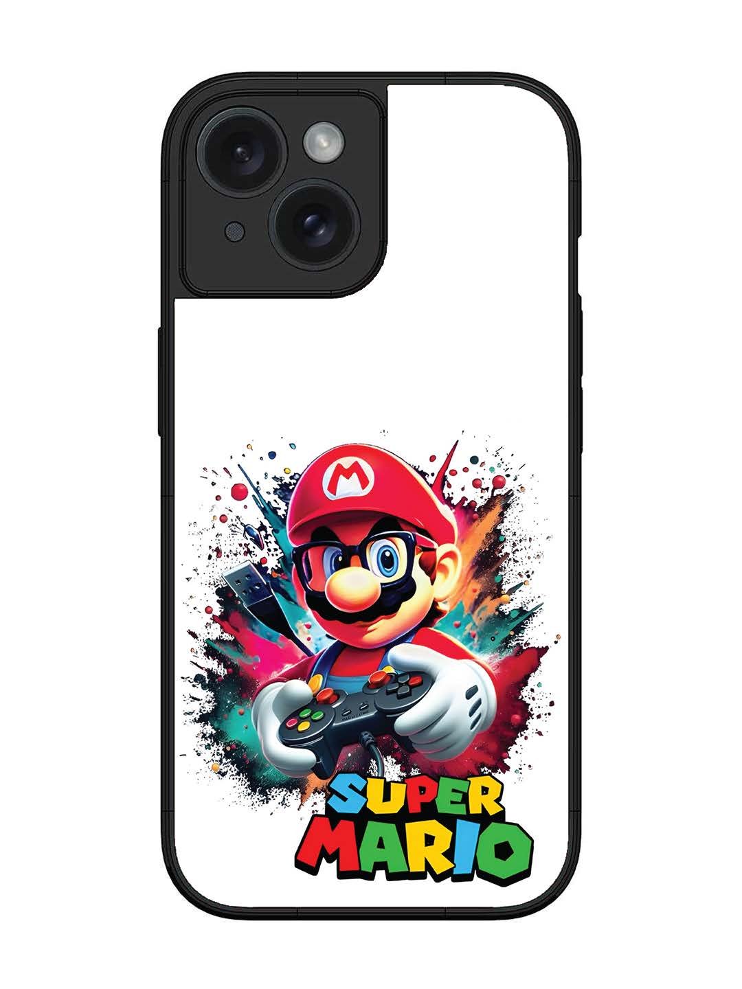 iPhone 15 Modern Mario Pro Gamer Splash