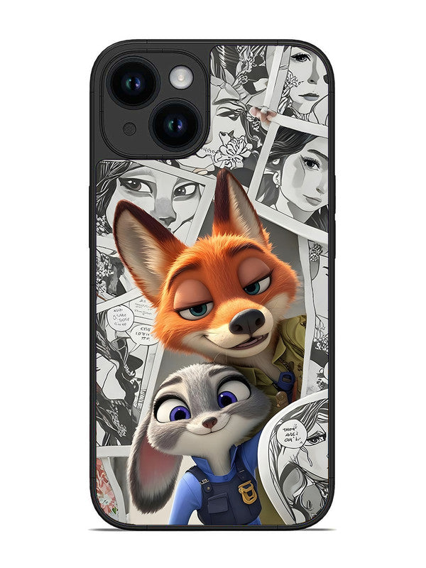 iPhone 14 Cute Nick wilde and judy hopps