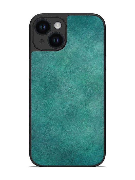 iPhone 15 Jungle green with Scratches Marble