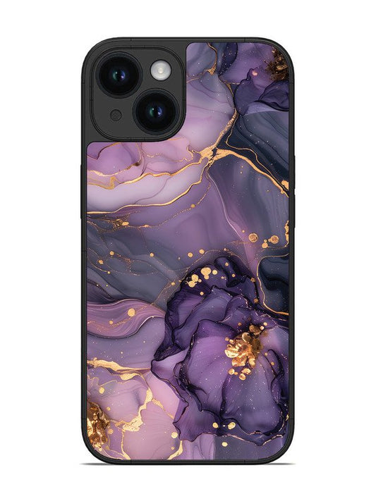 iPhone 15 Royal Orchid Theme Marble