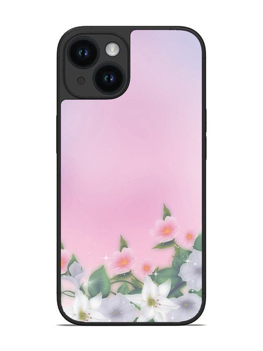 iPhone 15 Pink Floral Elegance