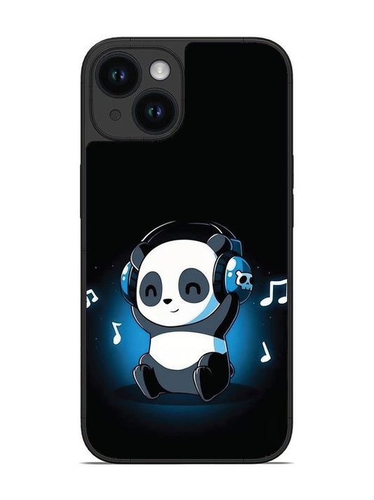 iPhone 15 Panda Listening Music