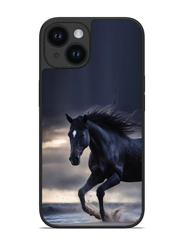 iPhone 15 black-horse-animal