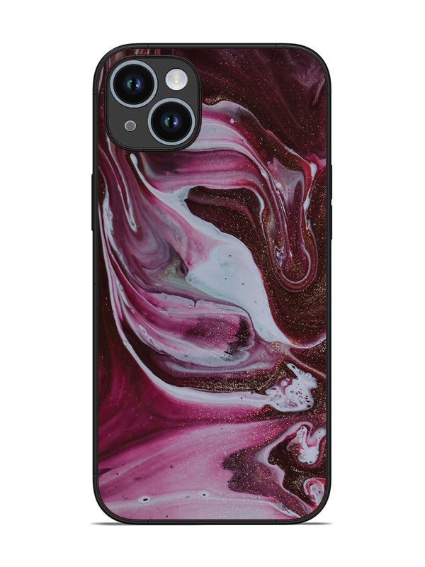 iPhone 14 Plus Pink And Golden Marble
