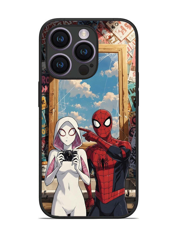 iPhone 14 Pro Spiderman and Spiderwoman