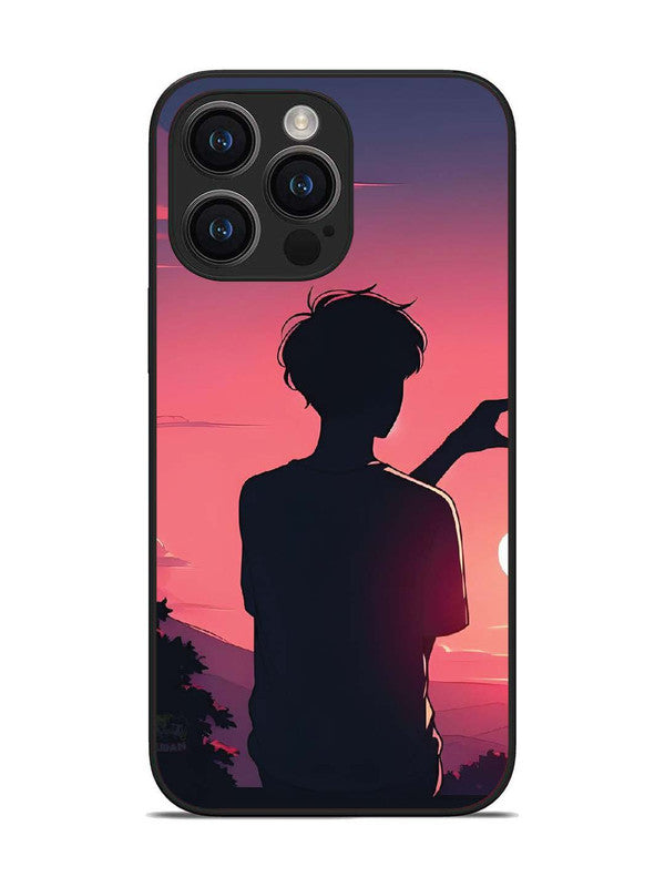 iPhone 14 Pro Max Love Heart with Hand Boy