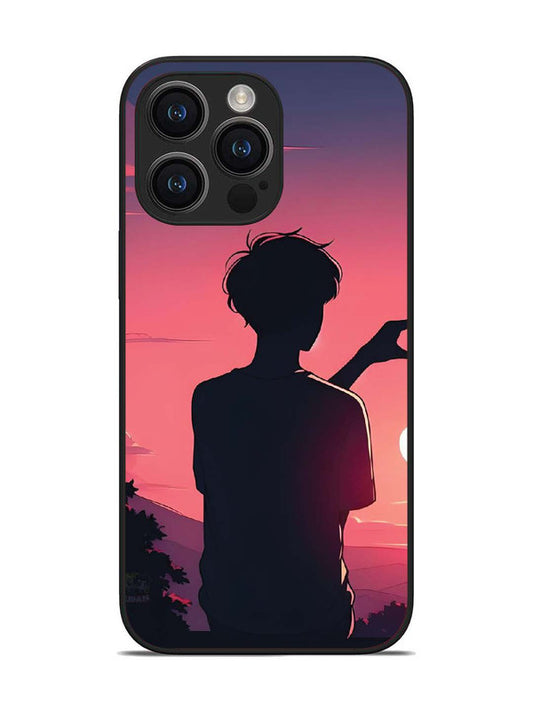 iPhone 14 Pro Max Love Heart with Hand Boy