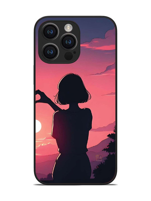 iPhone 14 Pro Max Love Heart with Hand Girl