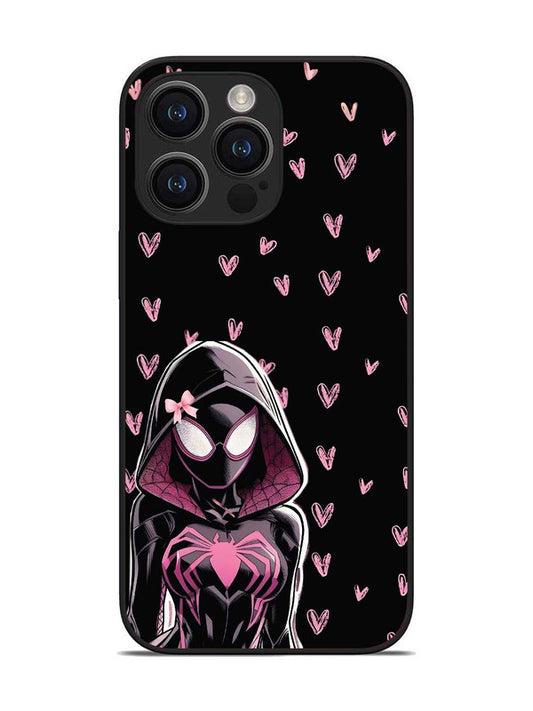 iPhone 14 Pro Max Spidergirl with hearts
