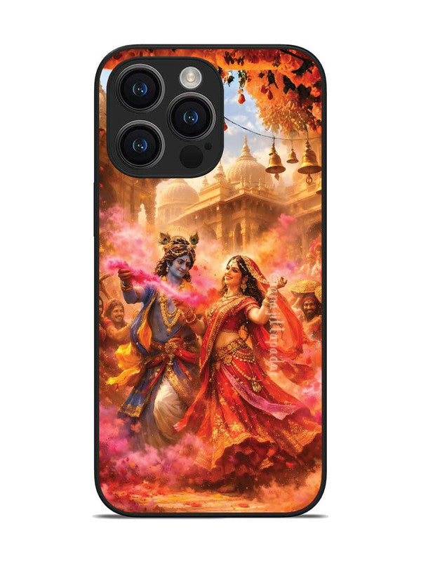 iPhone 14 Pro Max Radha Krishna Playing Holi