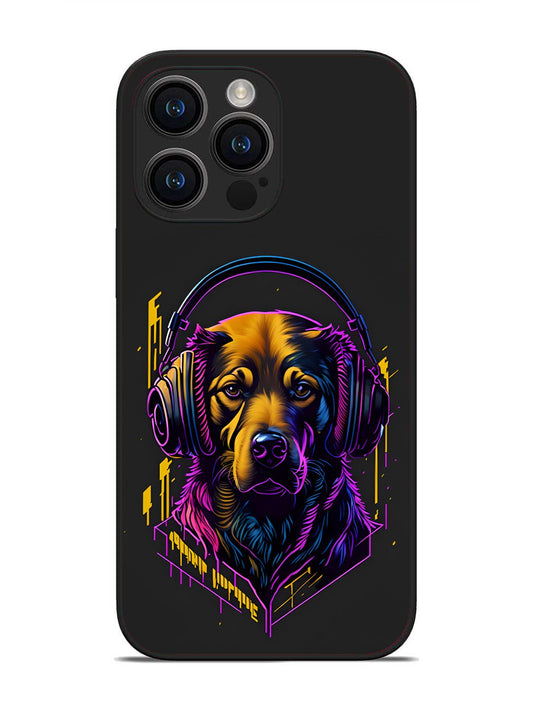 iPhone 14 pro max Music Lover Dog
