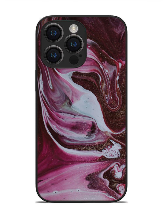 iPhone 14 pro max Pink And Golden Marble