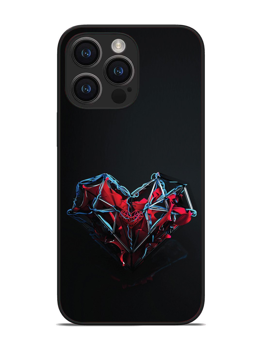 iPhone 14 pro max heart-abstract