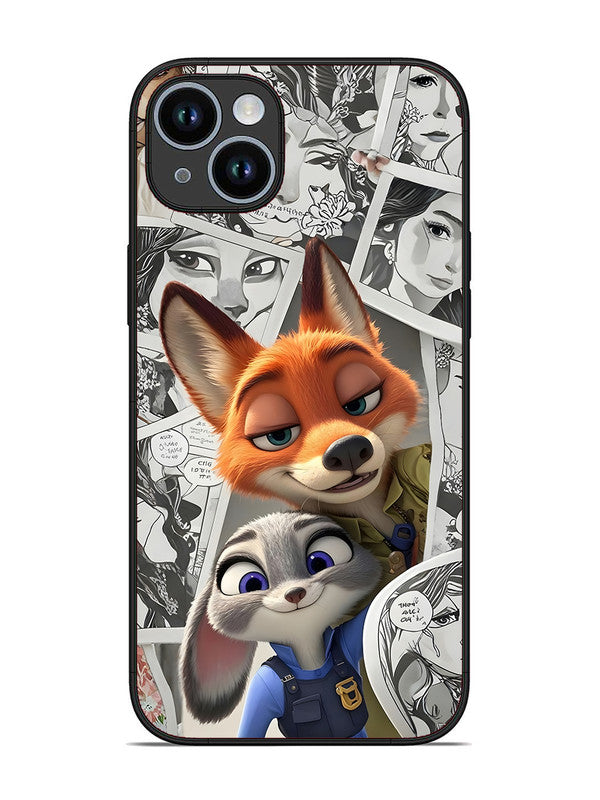 iPhone 14 Plus Cute Nick wilde and judy hopps
