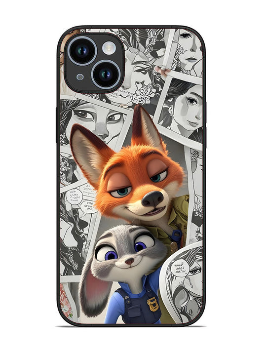 iPhone 14 Plus Cute Nick wilde and judy hopps