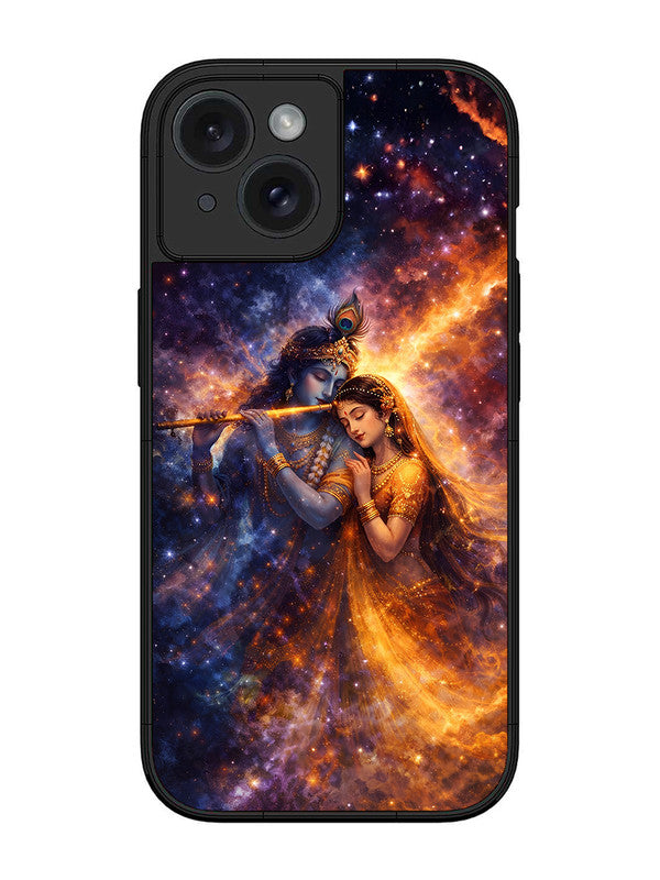 iPhone 15 | 2D Metal | Radha Krishna Dancing on Flute | IP-15-456
