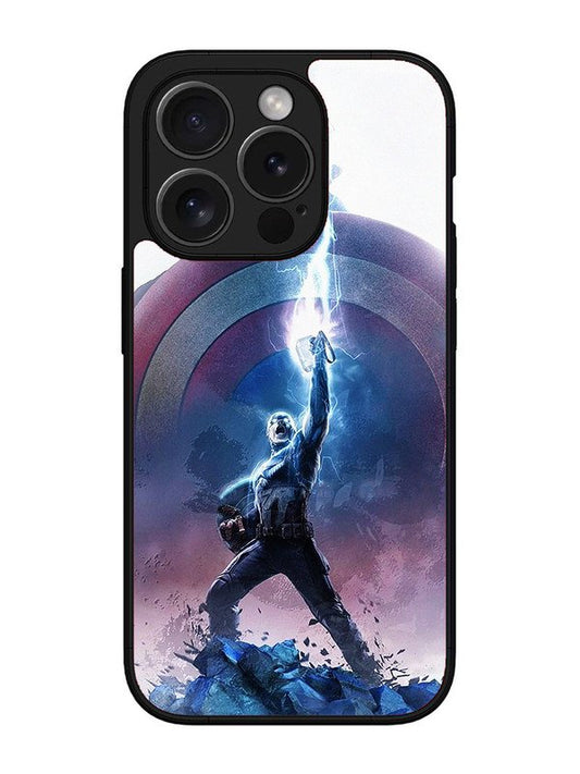 iPhone 15 Pro Max captain-america-thor-hammer-lightning
