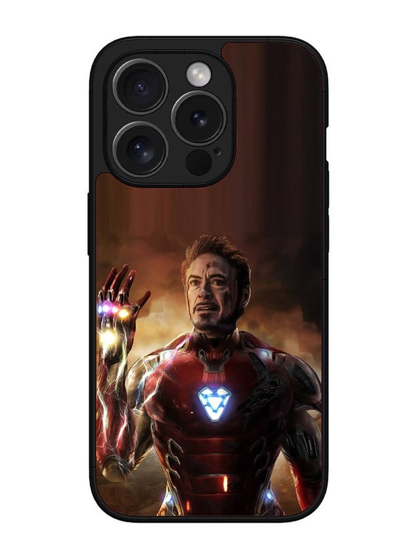 iPhone 15 Pro Max iron man inifinity stones
