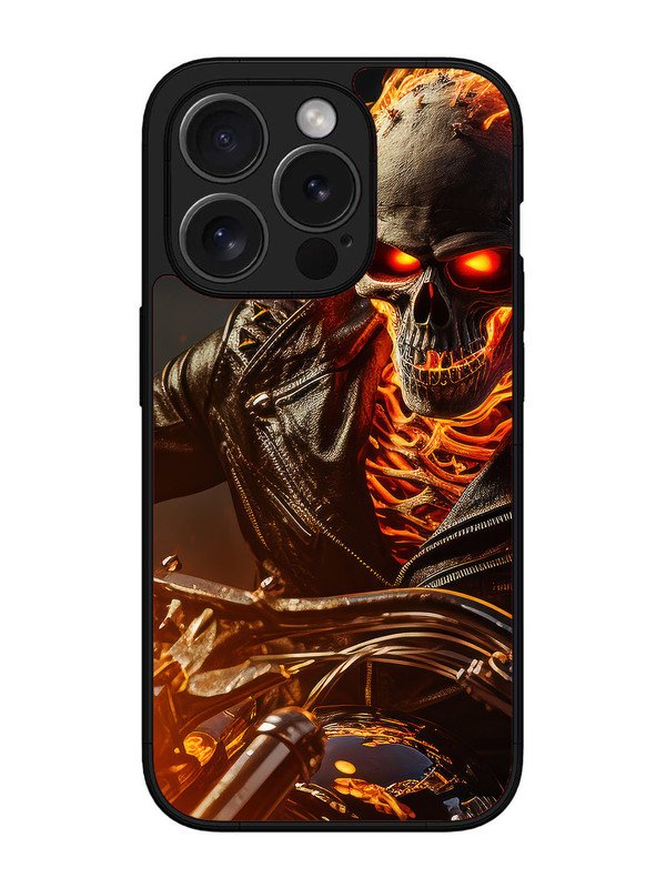 iPhone 15 Pro Max ghost-rider-marvel-superhero