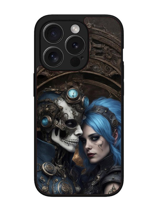 iPhone 15 Pro Max Skeleton & Devil Girl