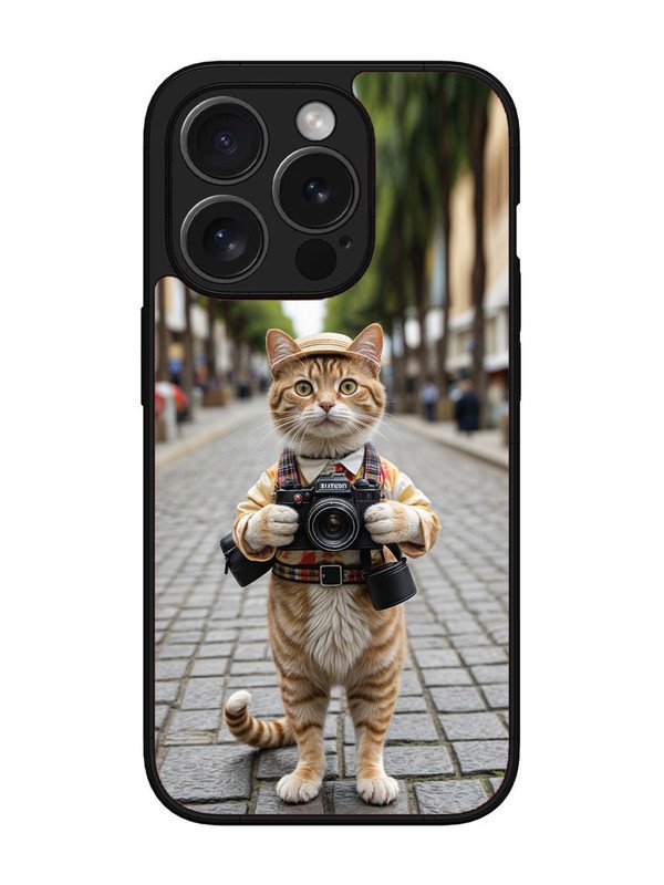 iPhone 15 Pro Max Cat as Cameraman