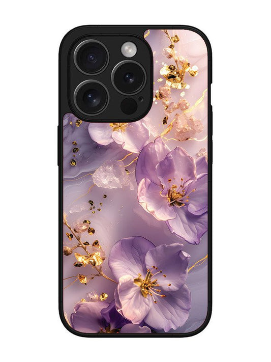 iPhone 15 Pro Max Orchid with Golden Safron