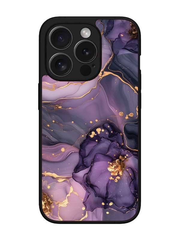 iPhone 15 Pro Max Royal Orchid Theme Marble