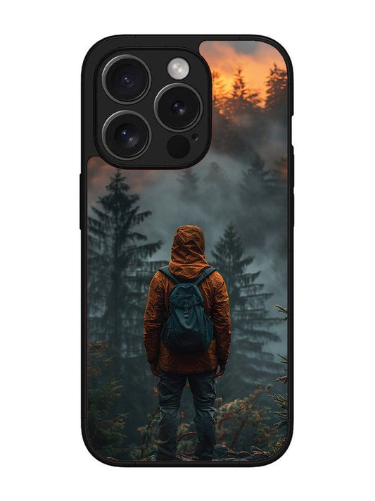 iPhone 15 Pro Max Alone in Forest