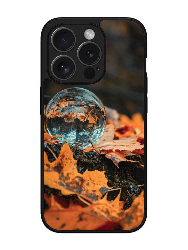 iPhone 15 Pro Max Glass Ball On Gaurden