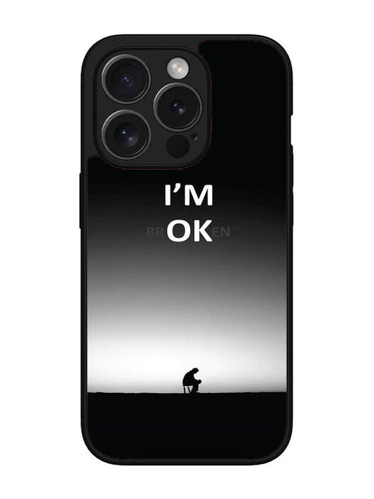iPhone 15 Pro Max I'm Broken A man on Chair Alone