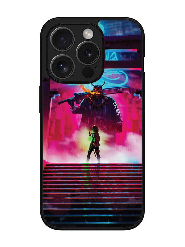 iPhone 15 Pro Max Cyberpunk Yokai Monster