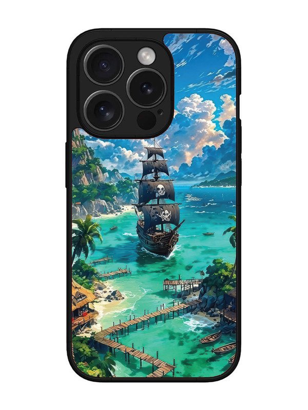 iPhone 15 Pro Max Pirate Ship Island