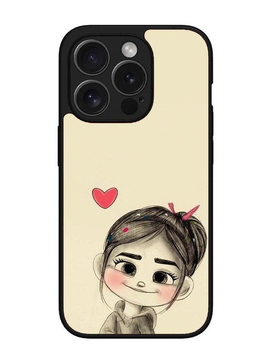 iPhone 15 Pro Max Cute Girl Looking at You