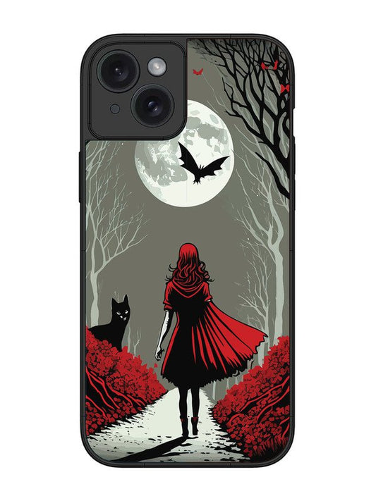 iPhone 15 Plus Scarlet Girl in Red Forest