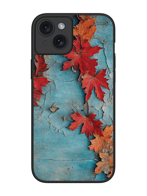 iPhone 15 Plus Autumn Leafs Marble