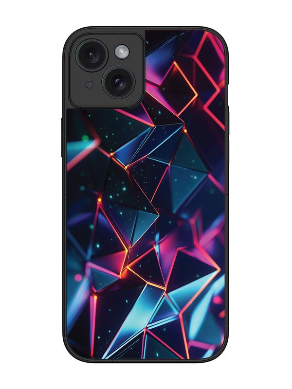 iPhone 15 Plus 3D Abstract Polygon