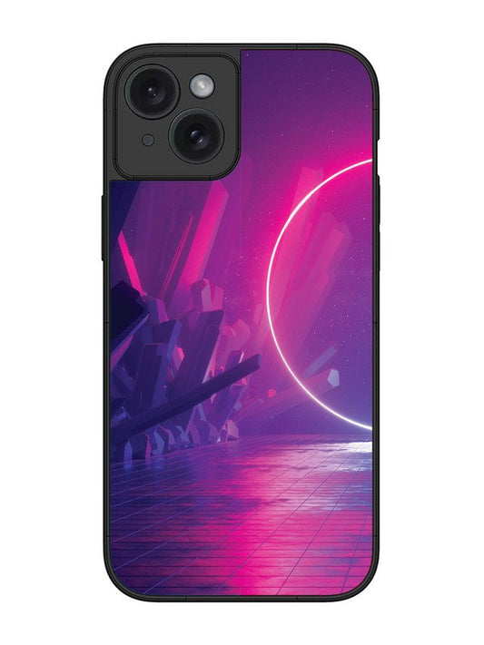 iPhone 15 Plus abstract with Neon Light