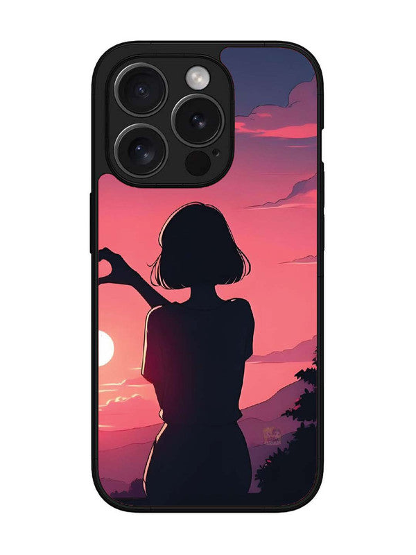 iPhone 15 Pro Love Heart with Hand Girl