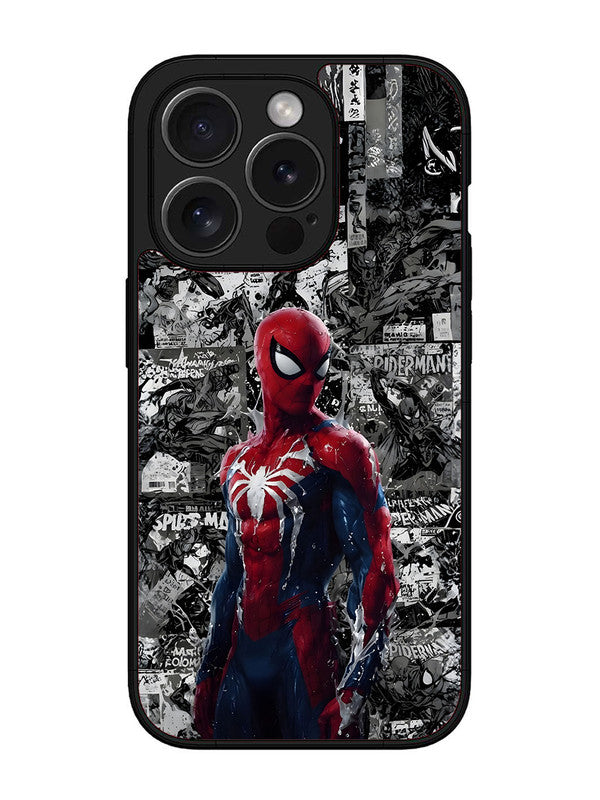 iPhone 15 Pro Spiderman Highlighted on News Paper