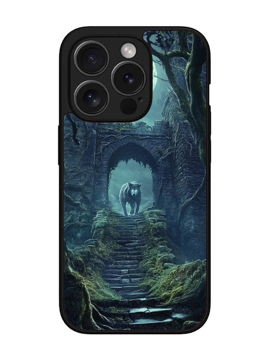 iPhone 15 Pro Max Moonlit Forest Gateway