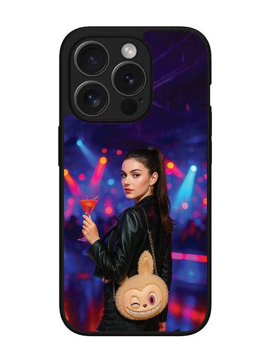 iPhone 15 pro Girl with Labubu Purs