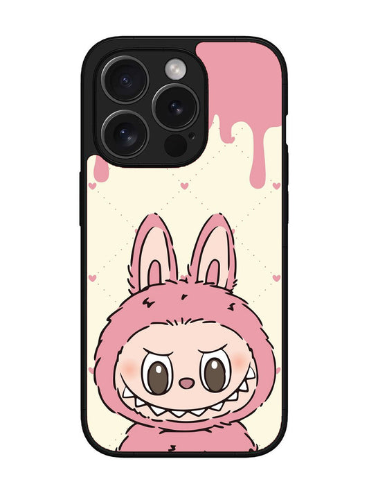 iPhone 15 Pro Max Labubu Closeup Pink